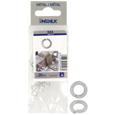 Index Prepack Spring Washer M10 Zinc Plated Pack5